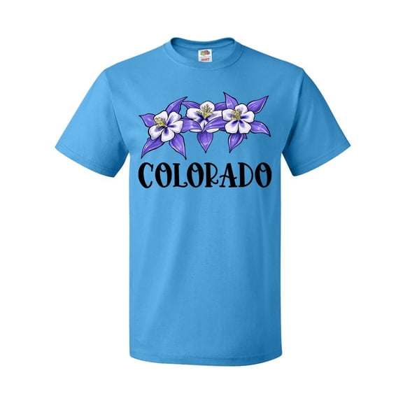 Inktastic Colorado Columbine Flowers T-Shirt
