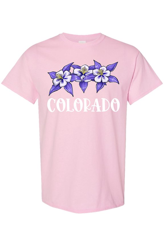 Colorado Columbine Flowers T-Shirt