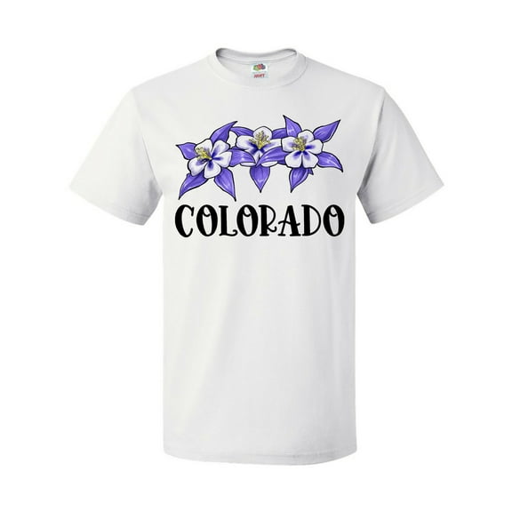Inktastic Colorado Columbine Flowers T-Shirt