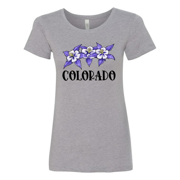 Inktastic Colorado Columbine Flowers Women's T-Shirt