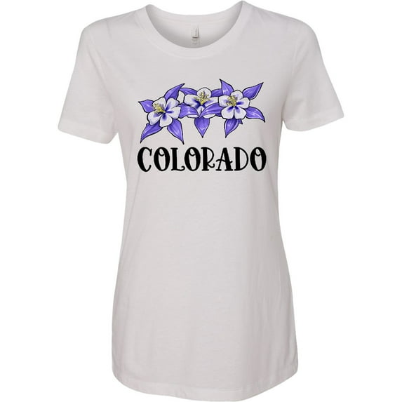 Inktastic Colorado Columbine Flowers Women's T-Shirt