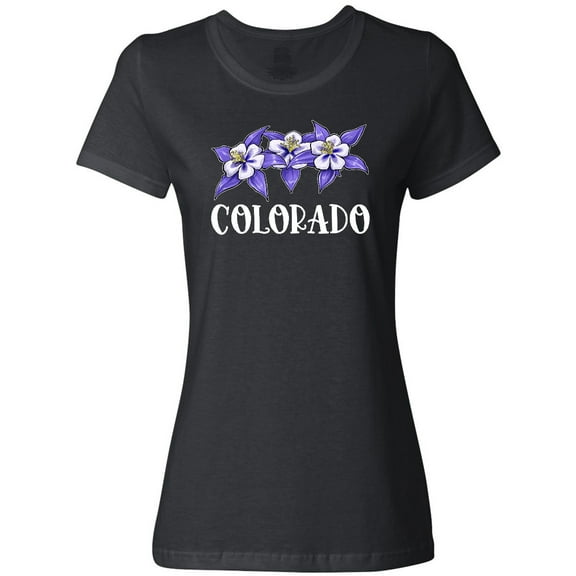 Inktastic Colorado Columbine Flowers Women's T-Shirt