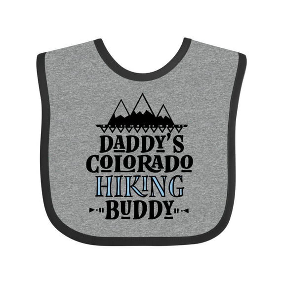 Inktastic Colorado Daddy Hiking Buddy Boys or Girls Baby Bib