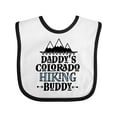 thumbnail image 1 of Inktastic Colorado Daddy Hiking Buddy Boys or Girls Baby Bib, 1 of 4