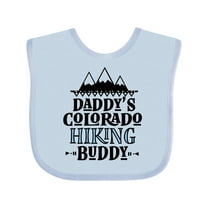 Inktastic Colorado Daddy Hiking Buddy Boys or Girls Baby Bib