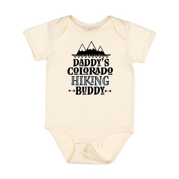 Inktastic Colorado Daddy Hiking Buddy Boys or Girls Baby Bodysuit