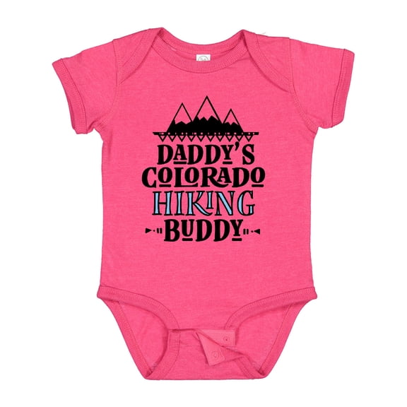Inktastic Colorado Daddy Hiking Buddy Boys or Girls Baby Bodysuit