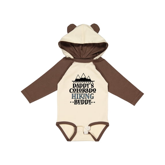 Inktastic Colorado Daddy Hiking Buddy Boys or Girls Long Sleeve Baby Bodysuit