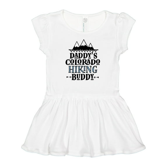 Inktastic Colorado Daddy Hiking Buddy Girls Baby Dress