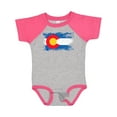 thumbnail image 1 of Inktastic Colorado Flag Distressed Look Boys or Girls Baby Bodysuit, 1 of 5