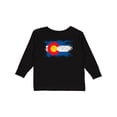 thumbnail image 1 of Inktastic Colorado Flag Distressed Look Boys or Girls Long Sleeve Toddler T-Shirt, 1 of 5