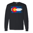 thumbnail image 1 of Inktastic Colorado Flag Distressed Look Long Sleeve T-Shirt, 1 of 5