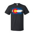 thumbnail image 1 of Inktastic Colorado Flag Distressed Look T-Shirt, 1 of 5