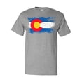 thumbnail image 1 of Inktastic Colorado Flag Distressed Look T-Shirt, 1 of 5