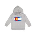 thumbnail image 1 of Inktastic Colorado Flag Distressed Look Toddler Hoodie, 1 of 4