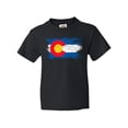 thumbnail image 1 of Inktastic Colorado Flag Distressed Look Youth T-Shirt, 1 of 5