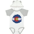 thumbnail image 1 of Inktastic Colorado Flag Sunflower Boys or Girls Baby Bodysuit, 1 of 5