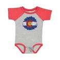 thumbnail image 1 of Inktastic Colorado Flag Sunflower Boys or Girls Baby Bodysuit, 1 of 5