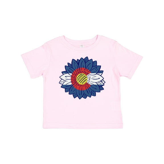 Inktastic Colorado Flag Sunflower Boys or Girls Baby T-Shirt