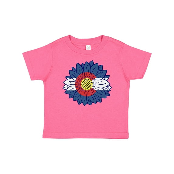 Inktastic Colorado Flag Sunflower Boys or Girls Baby T-Shirt