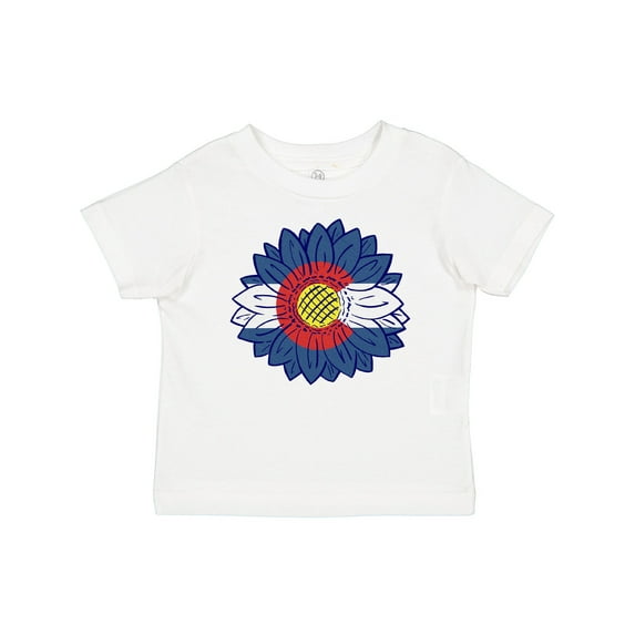 Inktastic Colorado Flag Sunflower Boys or Girls Baby T-Shirt