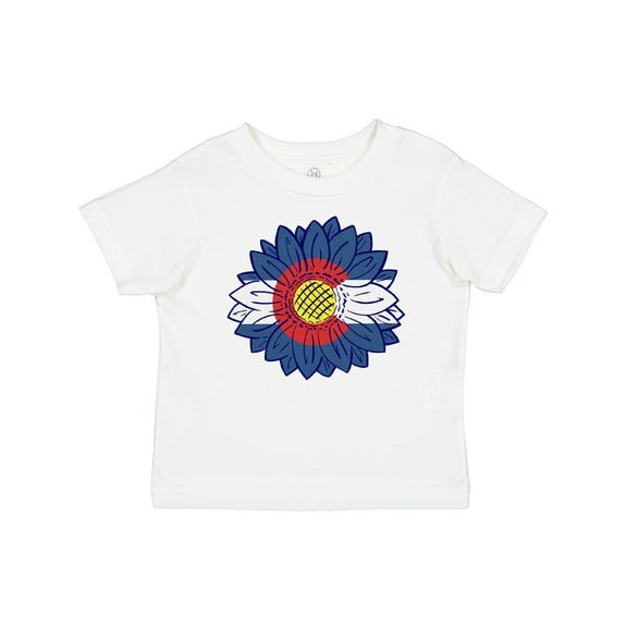 Inktastic Colorado Flag Sunflower Boys or Girls Baby T-Shirt