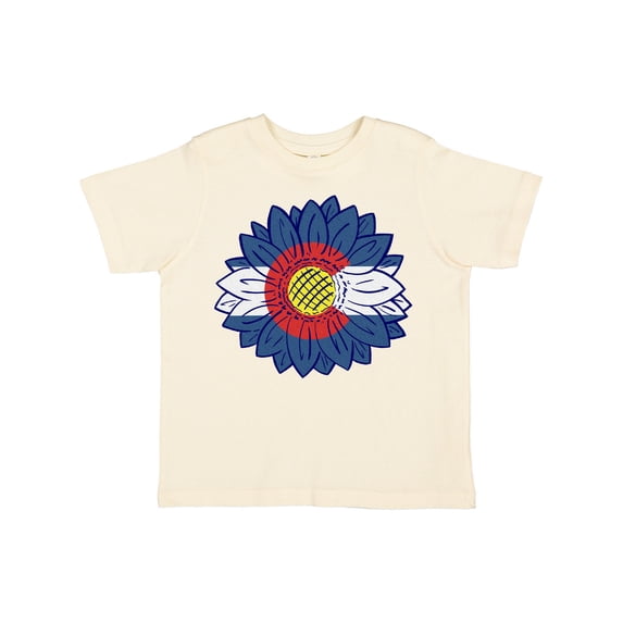 Inktastic Colorado Flag Sunflower Boys or Girls Toddler T-Shirt