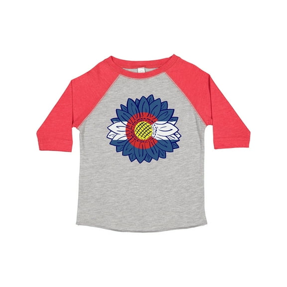 Inktastic Colorado Flag Sunflower Boys or Girls Toddler T-Shirt