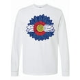 thumbnail image 1 of Inktastic Colorado Flag Sunflower Long Sleeve T-Shirt, 1 of 5