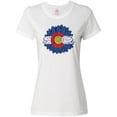 thumbnail image 1 of Inktastic Colorado Flag Sunflower Women's T-Shirt, 1 of 5