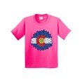 thumbnail image 1 of Inktastic Colorado Flag Sunflower Youth T-Shirt, 1 of 5