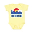 thumbnail image 1 of Inktastic Colorado Flag and Skyline Boys or Girls Baby Bodysuit, 1 of 5