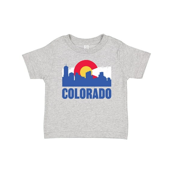 Inktastic Colorado Flag and Skyline Boys or Girls Baby T-Shirt