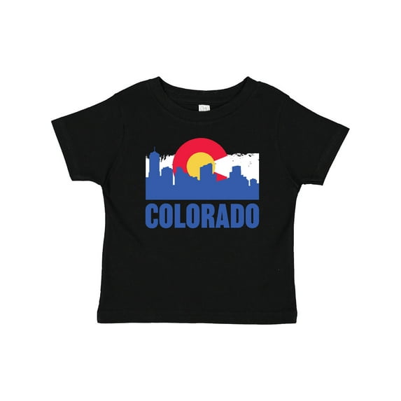 Inktastic Colorado Flag and Skyline Boys or Girls Baby T-Shirt