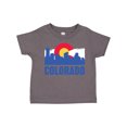 thumbnail image 1 of Inktastic Colorado Flag and Skyline Boys or Girls Toddler T-Shirt, 1 of 5