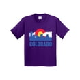 thumbnail image 1 of Inktastic Colorado Flag and Skyline Youth T-Shirt, 1 of 5