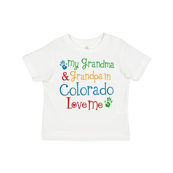 Inktastic Colorado Grandma Grandpa Love Me Boys or Girls Toddler T-Shirt