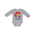thumbnail image 1 of Inktastic Colorado Mountain Scene with Clouds and Moon Boys or Girls Long Sleeve Baby Bodysuit, 1 of 5