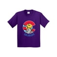 thumbnail image 1 of Inktastic Colorado Mountain Scene with Clouds and Moon Youth T-Shirt, 1 of 5