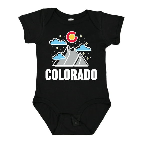 Inktastic Colorado Mountains and Clouds Boys or Girls Baby Bodysuit