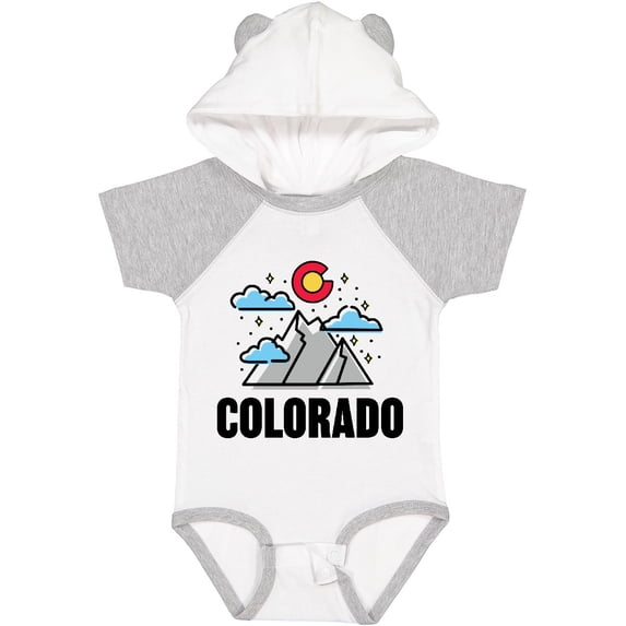 Inktastic Colorado Mountains and Clouds Boys or Girls Baby Bodysuit