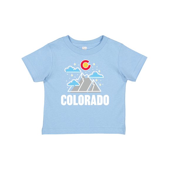 Inktastic Colorado Mountains and Clouds Boys or Girls Baby T-Shirt