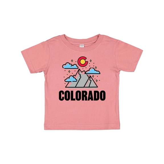 Inktastic Colorado Mountains and Clouds Boys or Girls Baby T-Shirt