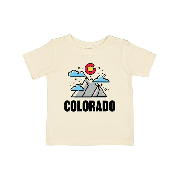 Inktastic Colorado Mountains and Clouds Boys or Girls Baby T-Shirt