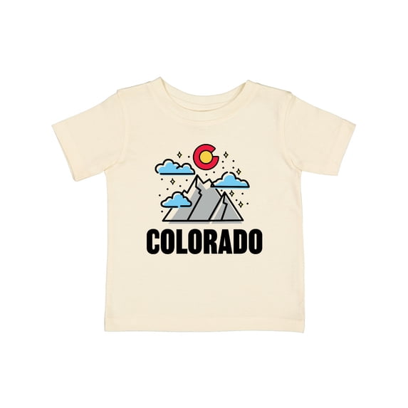 Inktastic Colorado Mountains and Clouds Boys or Girls Baby T-Shirt