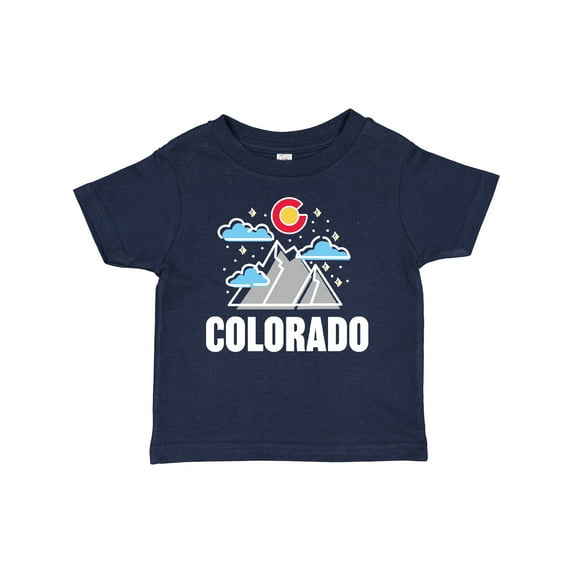 Inktastic Colorado Mountains and Clouds Boys or Girls Baby T-Shirt