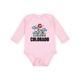thumbnail image 1 of Inktastic Colorado Mountains and Clouds Boys or Girls Long Sleeve Baby Bodysuit, 1 of 5