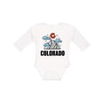 thumbnail image 1 of Inktastic Colorado Mountains and Clouds Boys or Girls Long Sleeve Baby Bodysuit, 1 of 5