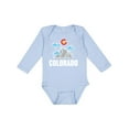 thumbnail image 1 of Inktastic Colorado Mountains and Clouds Boys or Girls Long Sleeve Baby Bodysuit, 1 of 5