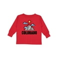 thumbnail image 1 of Inktastic Colorado Mountains and Clouds Boys or Girls Long Sleeve Toddler T-Shirt, 1 of 5